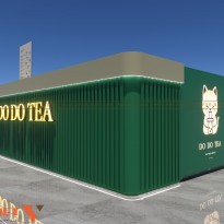 Thiết kế tiệm trà sữa Do Do Tea – Giải pháp không gian 10m2 tối ưu tại Bình Tân 